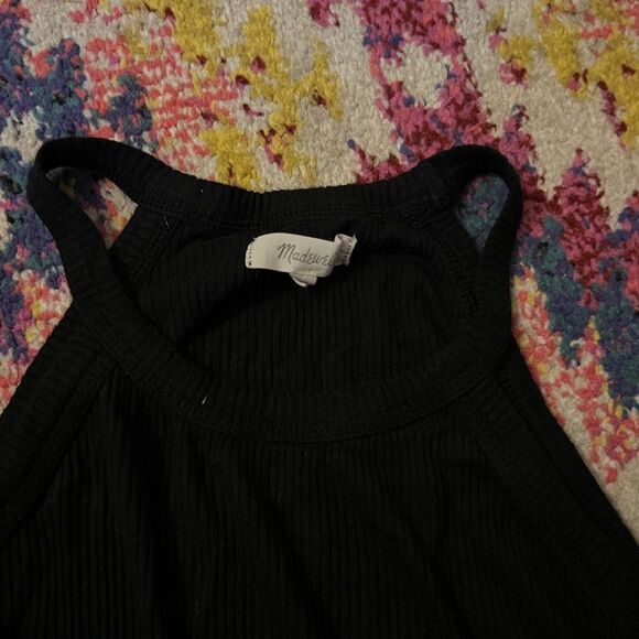 Madewell xs black ribbed dress - Picture 7 of 8